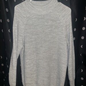 Falls Creek Women's Light Gray Turtleneck Sweater